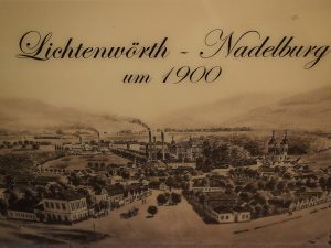 Historische Abbildung der Nadelburg in Lichtenwörth © Archiv Nadelburg